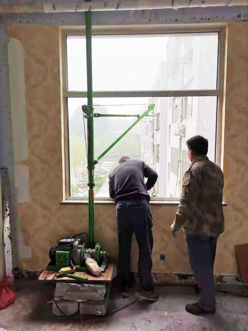 7层楼房室内家装使用单柱升降机