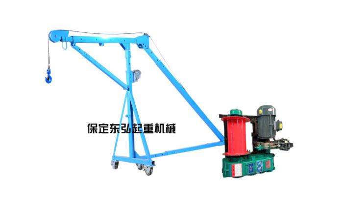 1.5吨JM卷扬机搭配1T吊窗机支架案例